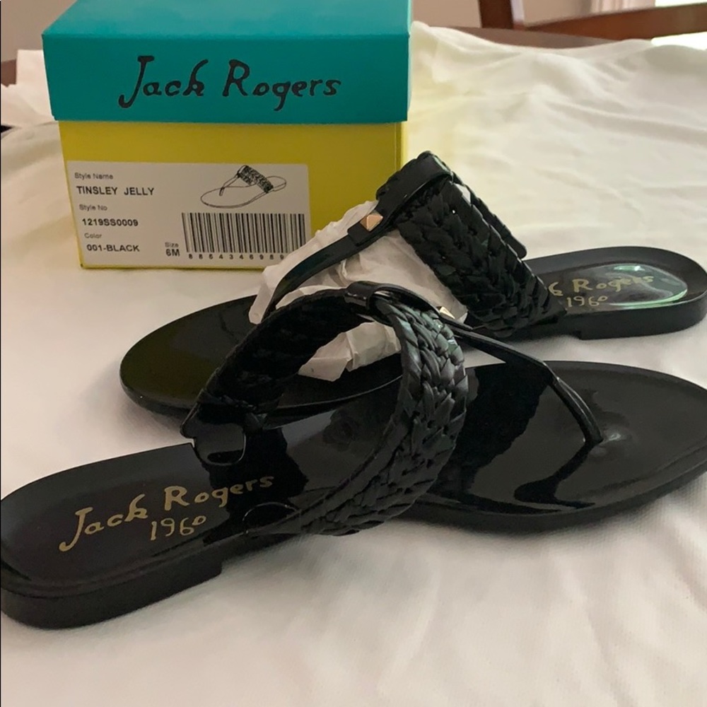 Brand new Jack Rogers Tinsley Jellys in size 6